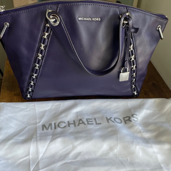 Michael Kors Handbag - Purple - Silver Hardware - Picture 1 of 5